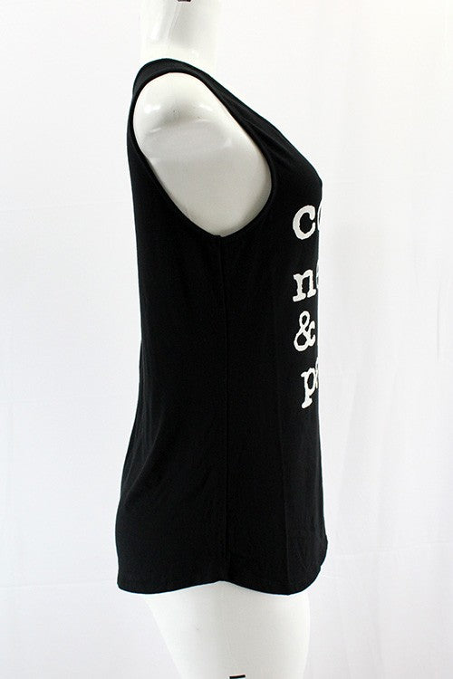COFFEE, NETFLIX, & YOGA PANTS TANK - Alexa Maries