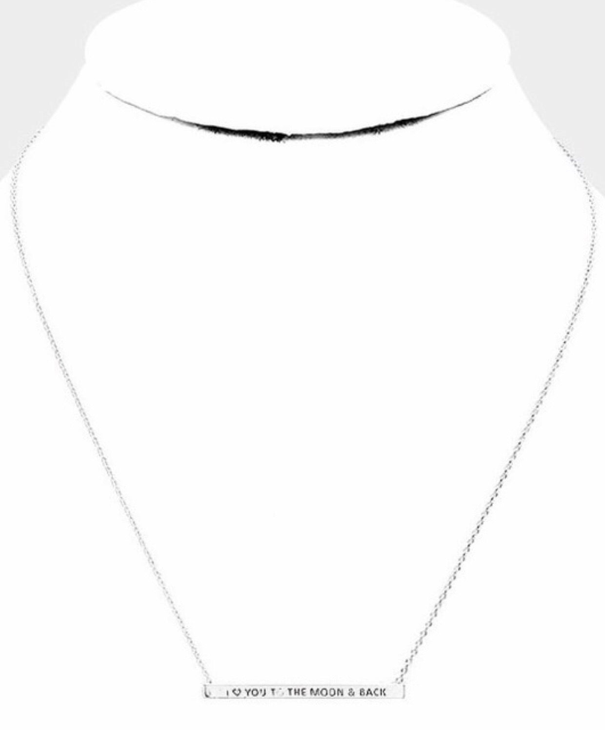 I heart you to the moon and back necklace - Alexa Maries