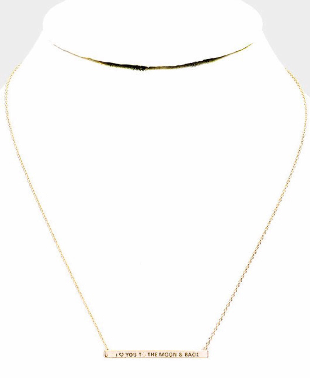 I heart you to the moon and back necklace - Alexa Maries