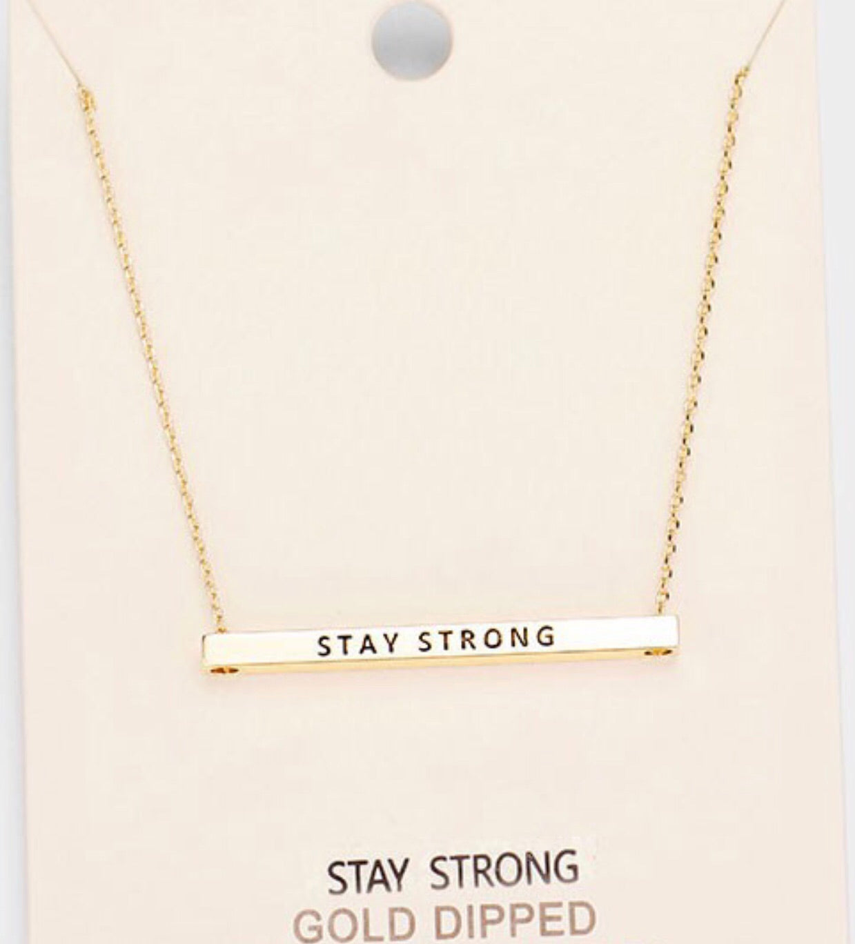 Stay Strong Necklace - Alexa Maries