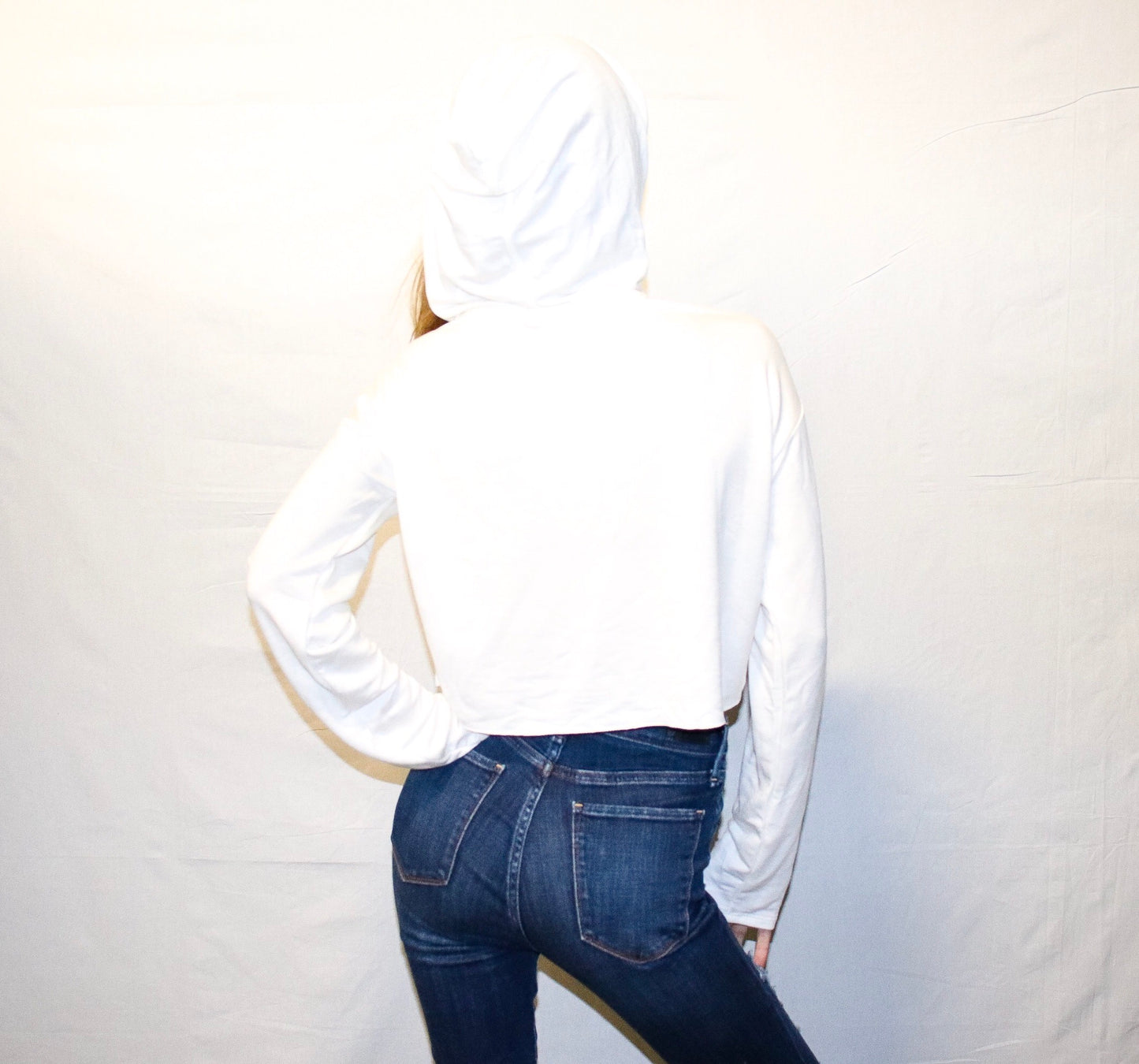 LOVE ME SOME FOOTBALL CROP HOODIE - Alexa Maries
