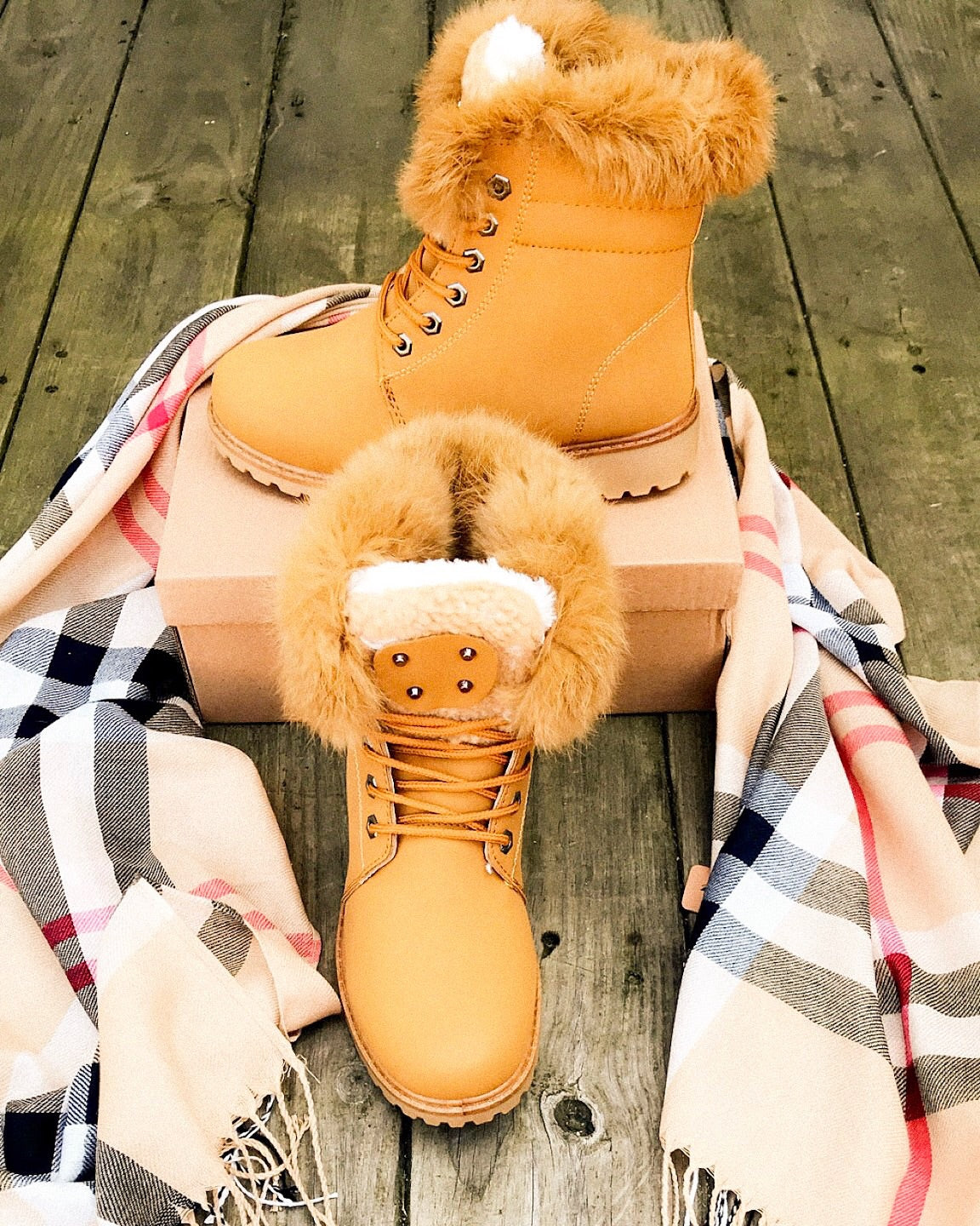 VALA FAUX FUR BOOT - Alexa Maries
