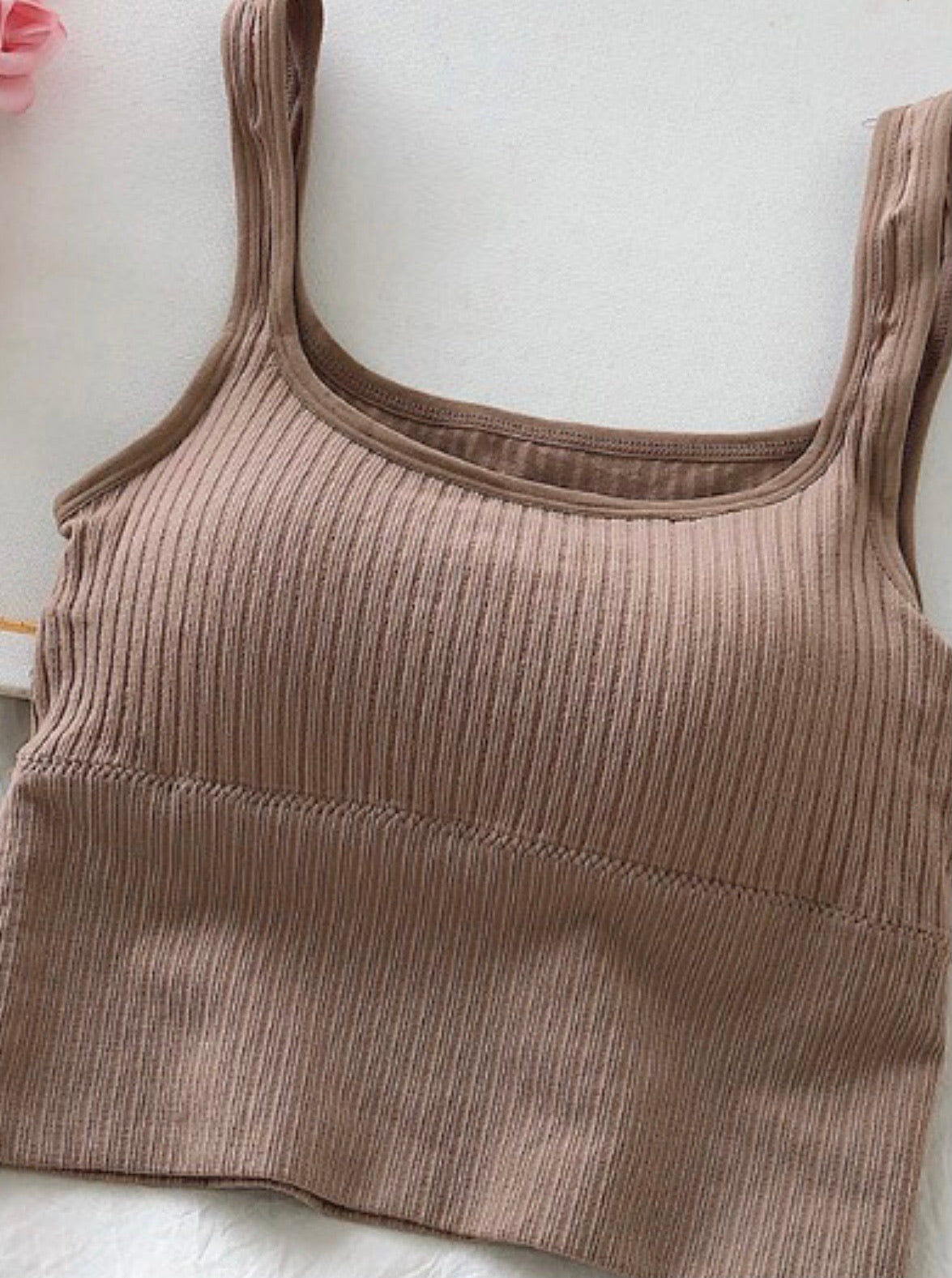 Maggie Ribbed Crop Top - Alexa Maries