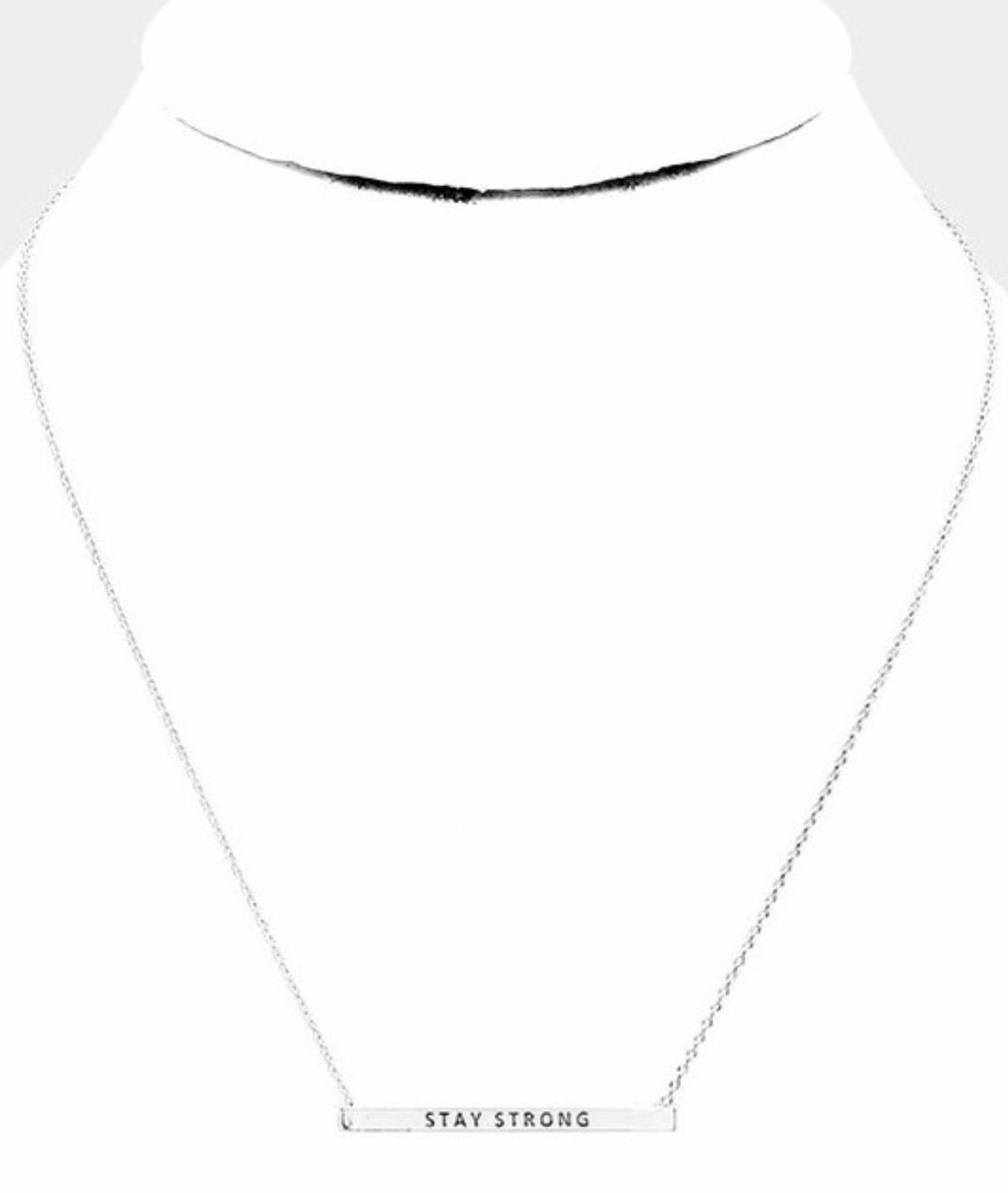 Stay Strong Necklace - Alexa Maries
