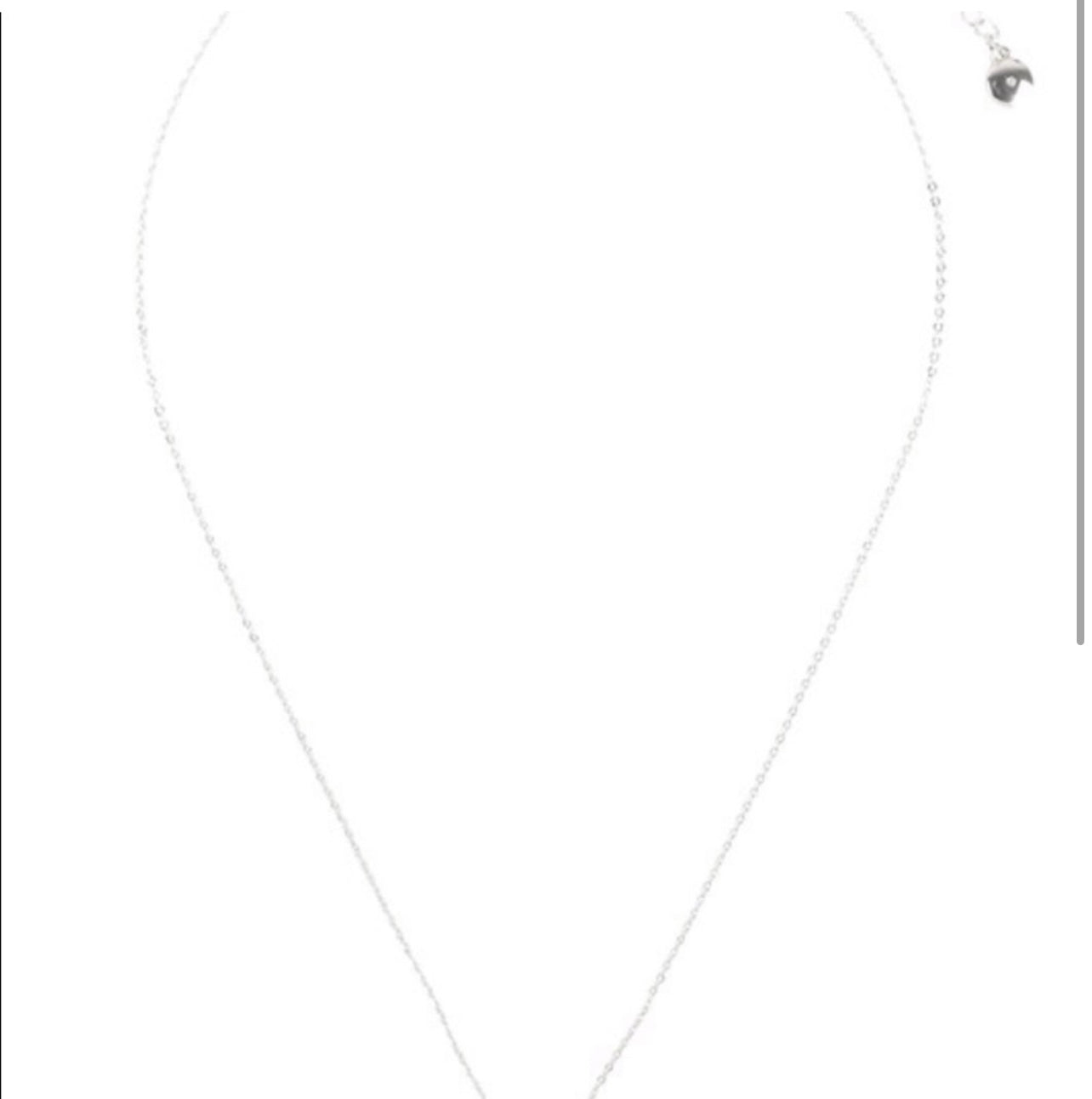CZ Silver Cross Necklace - Alexa Maries