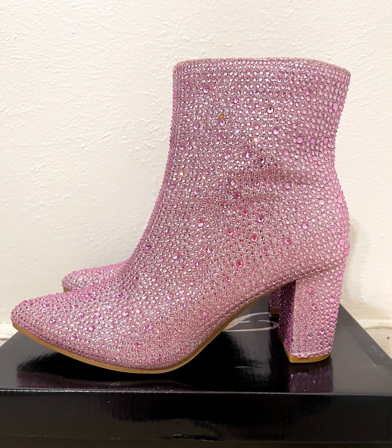 Pink Bling Boots