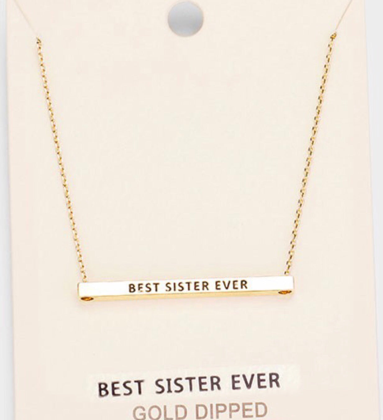 Best Sister Ever Necklace - Alexa Maries