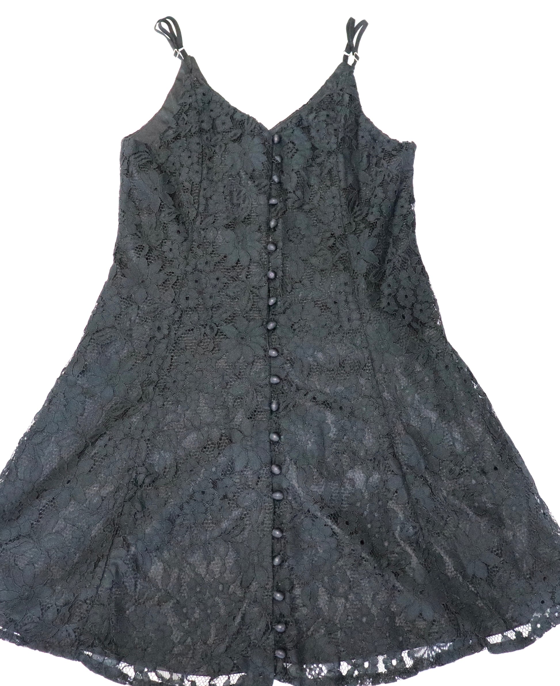 PRETTY IN BLACK LACE DRESS - Alexa Maries