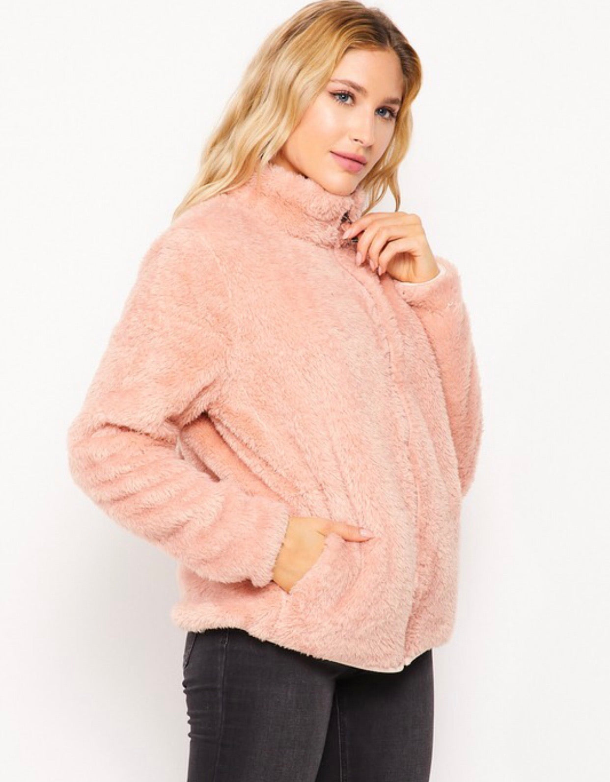 Cozy Dreams Fuzzy Jacket - Alexa Maries