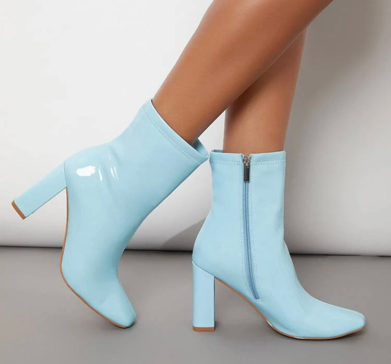 Pretty in Blue Boots - Alexa Maries