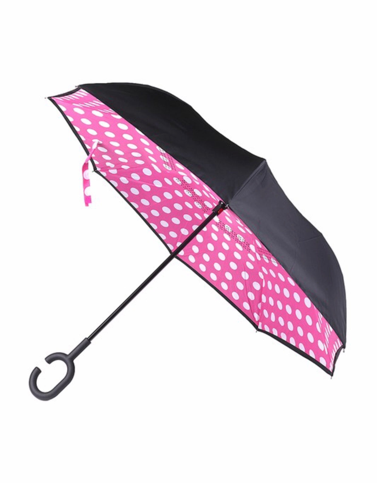 Pink polka dot umbrella - Alexa Maries