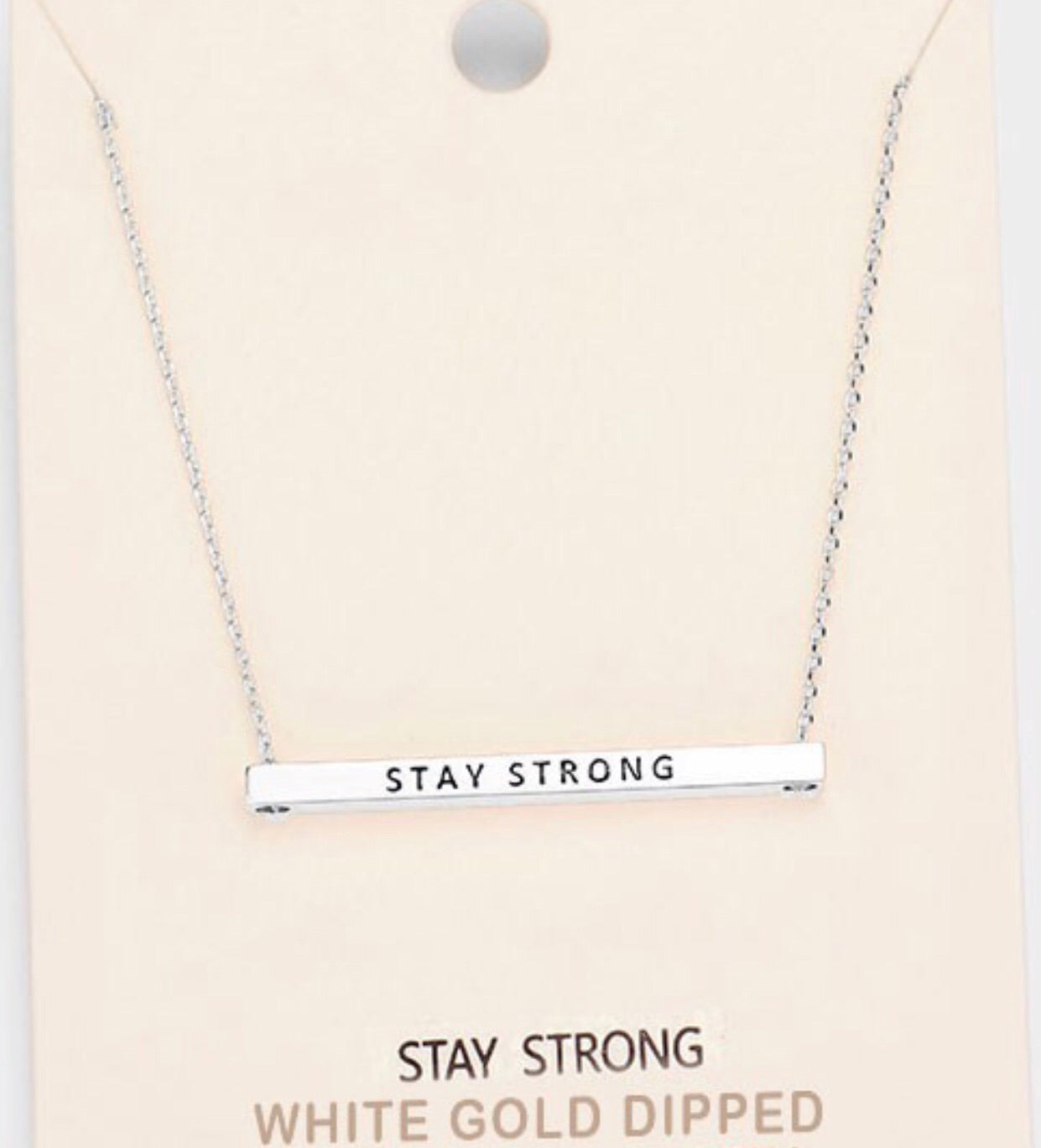 Stay Strong Necklace - Alexa Maries