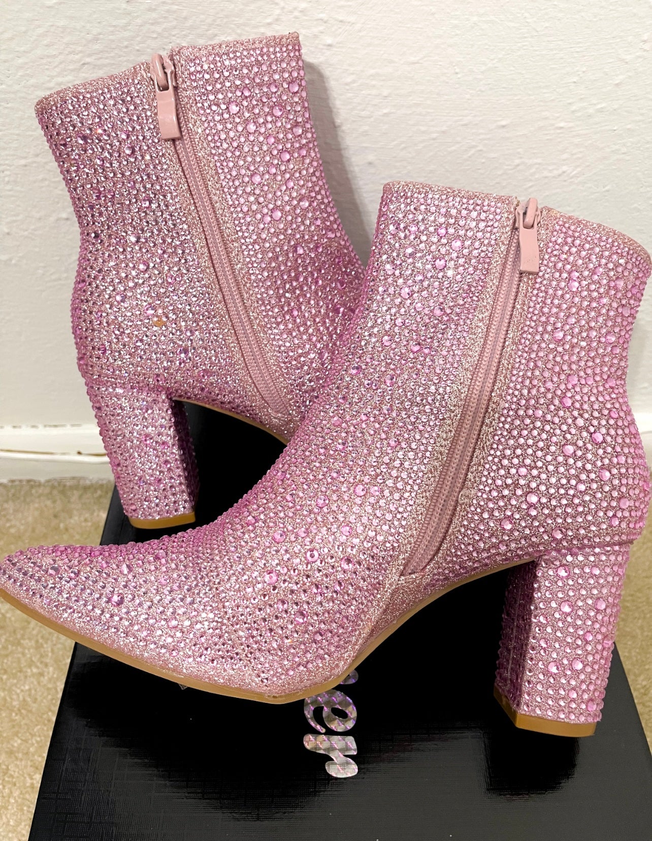 Pink Bling Boots