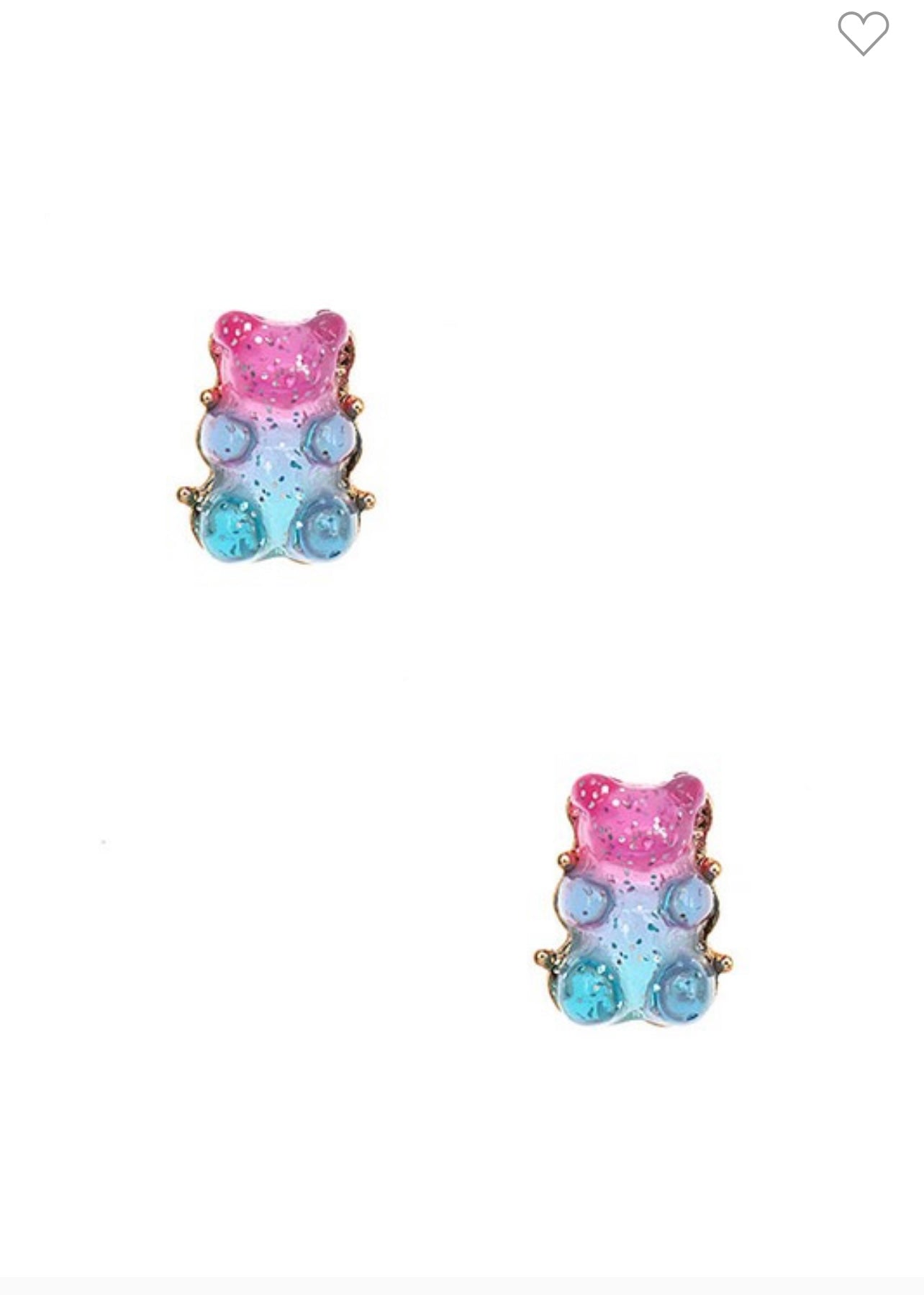Multi color Gummy Bear Earrings