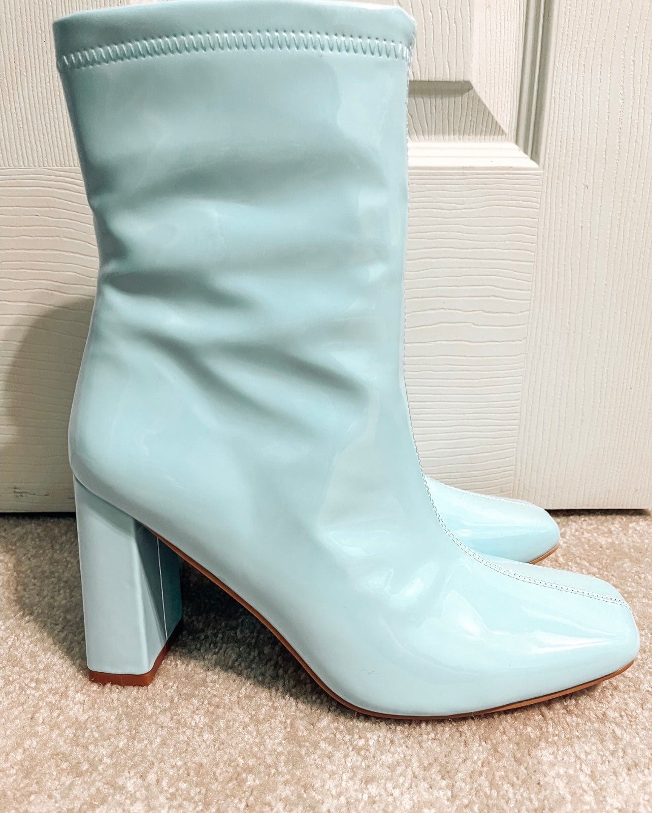 Pretty in Blue Boots - Alexa Maries