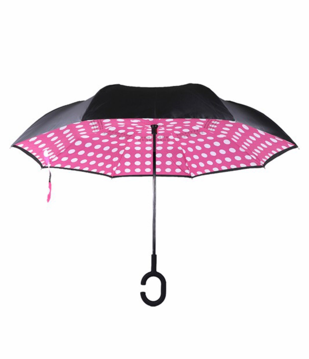 Pink polka dot umbrella - Alexa Maries