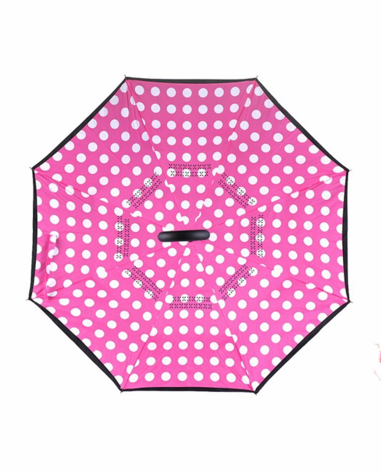 Pink polka dot umbrella - Alexa Maries